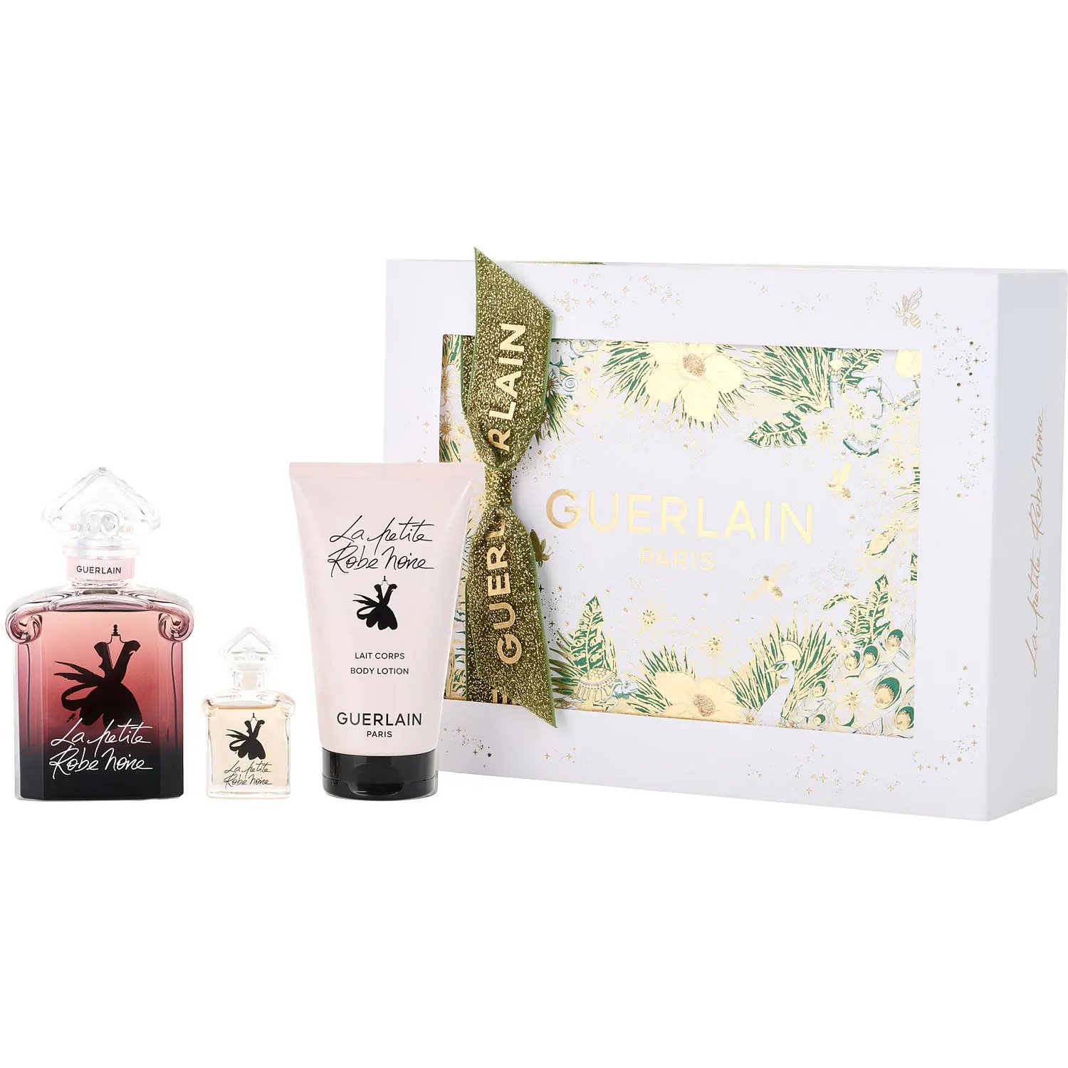 La Petite Robe Noire Intense Set-Eau De Parfum Spray 1.6 Oz & Body Lotion 2.5 Oz & Eau De Parfum 0.17 Oz Mini For Women