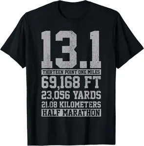 Half Marathon T-Shirt - 13.1 Miles Running Runner Shirt Gift T-Shirt