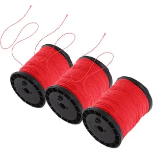 3 Rolls High Tensile Strength Nylon String for Construction Sites Weatherproof Masonry String for Building Projects Easy to Handle for Wall Alignment and Installations