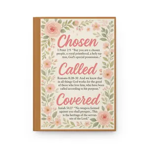 Hardcover Journal Matte 5.75"x8" with 150 Lined Pages Customizable Front & Back Covers Matte Finish Casewrap Binding Personal Private Stylish Journal