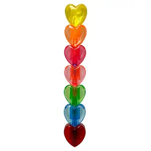 Rainbow Hearts Stackable Highlighters