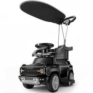 First Ride On Licensed Ford Bronco Raptor 3-in-1 Toddler Push Car for Boys (1-3 Years) with Handle, Safety Rails, Music & Horn – Ride-On Toy & Stroller Substitute