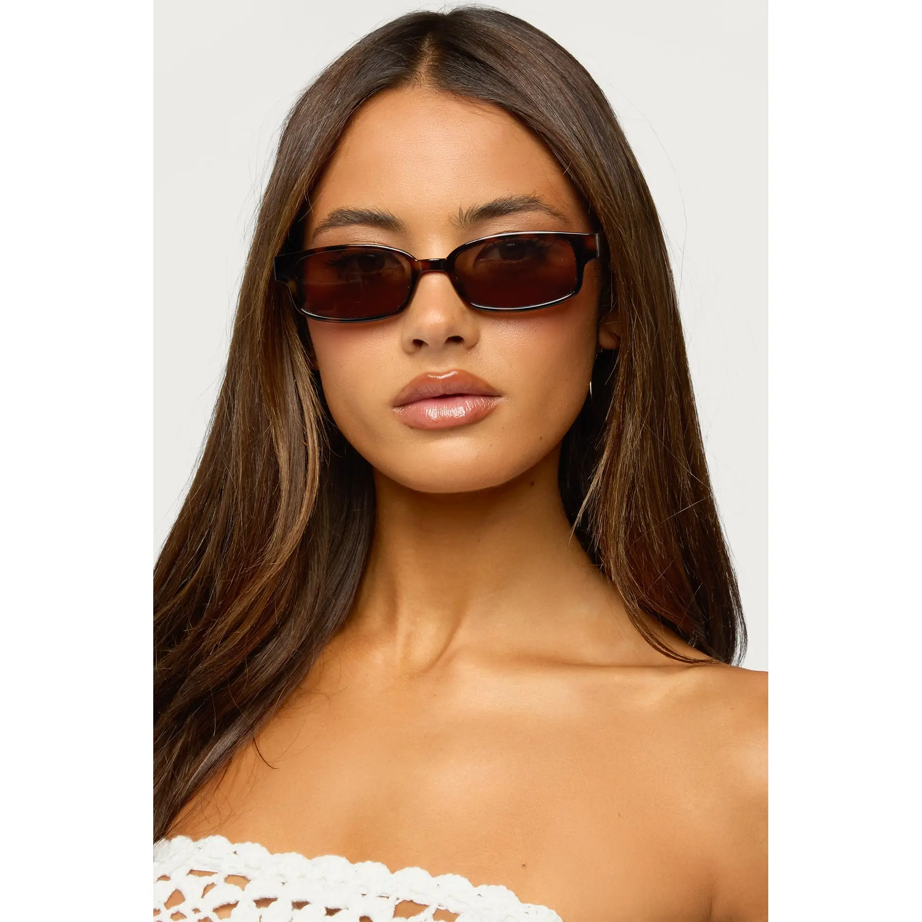 Keeley Rectangle Sunglasses