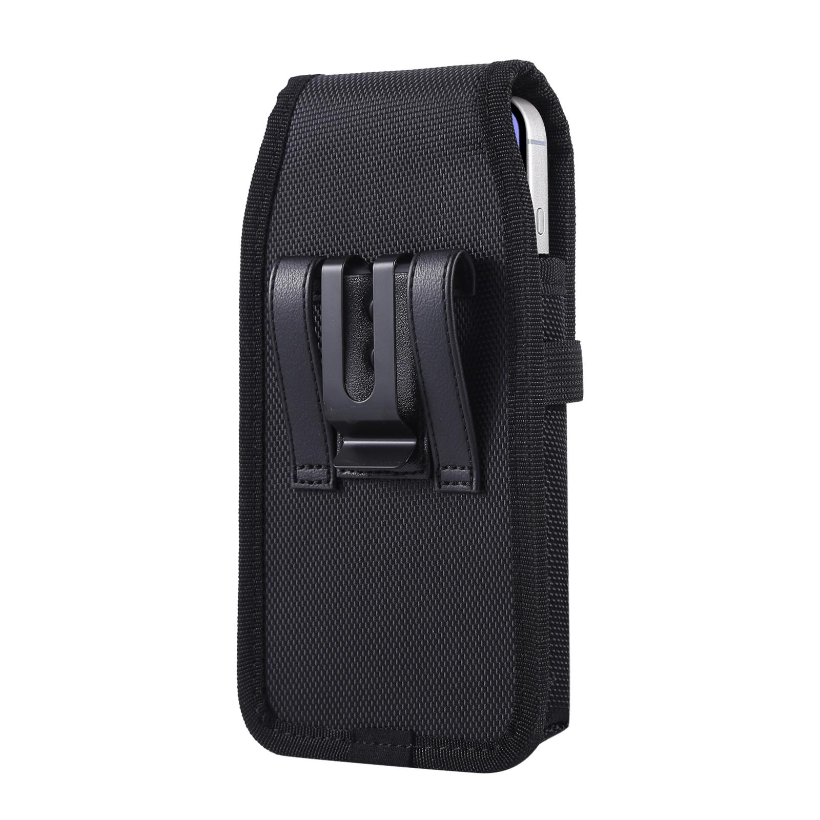 Cell Phone Holster Pouch Nylon Belt Clip Strong Magnet Card Slot Carrying Perfect For Outdoor Daily Use For iPhone17/16 Pro Max/Samsung S25 Ultra/Google Pixel For Man