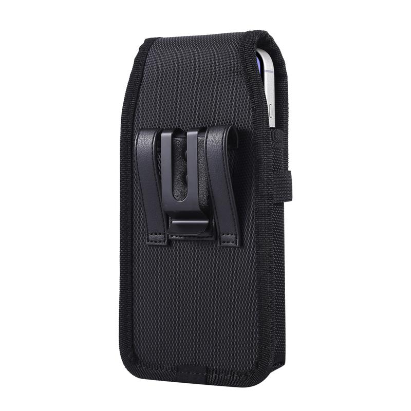 Cell Phone Holster Pouch Nylon Belt Clip Strong Magnet Card Slot Carrying Perfect For Outdoor Daily Use For iPhone17/16 Pro Max/Samsung S25 Ultra/Google Pixel For Man