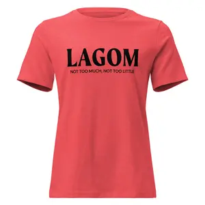 “LAGOM” Statement Tee | Unisex Premium Cotton T-Shirt