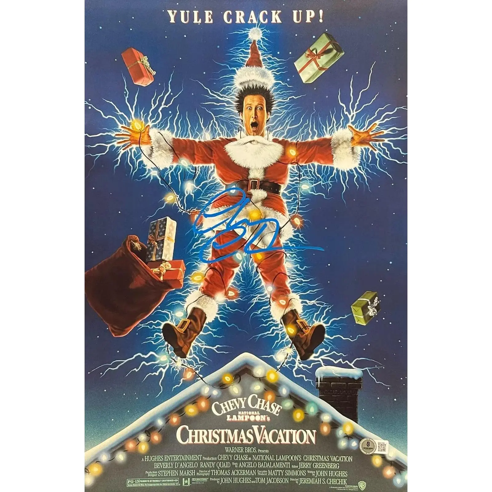 Chevy Chase Authentic Autographed 12x18 Photo Poster #4