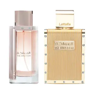 Lattafa Kingdom 2 Piece Bundle (3.4 Ounce, Lattafa Kingdom for Men Eau de Parfum Spray + 3.4 Ounce, Lattafa Kingdom for Women Eau de parfum spray)