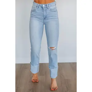 Kalen Risen Jeans - Light Wash