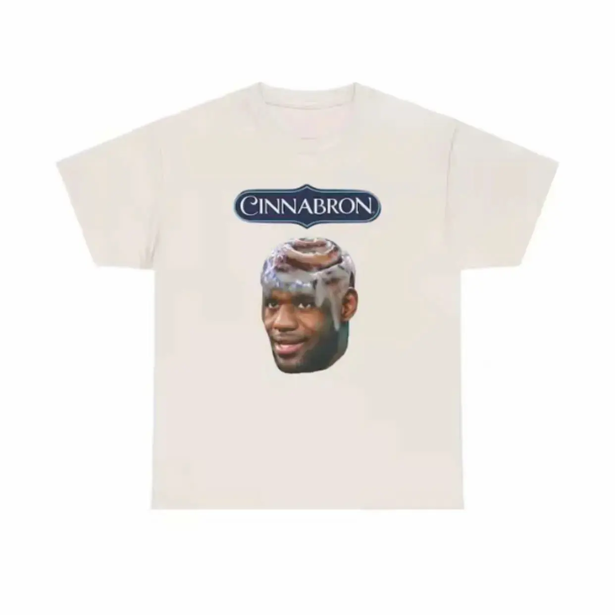 Funny Cinnabron Meme Shirt LeBron James Basketball Pun Graphic Tee Unisex