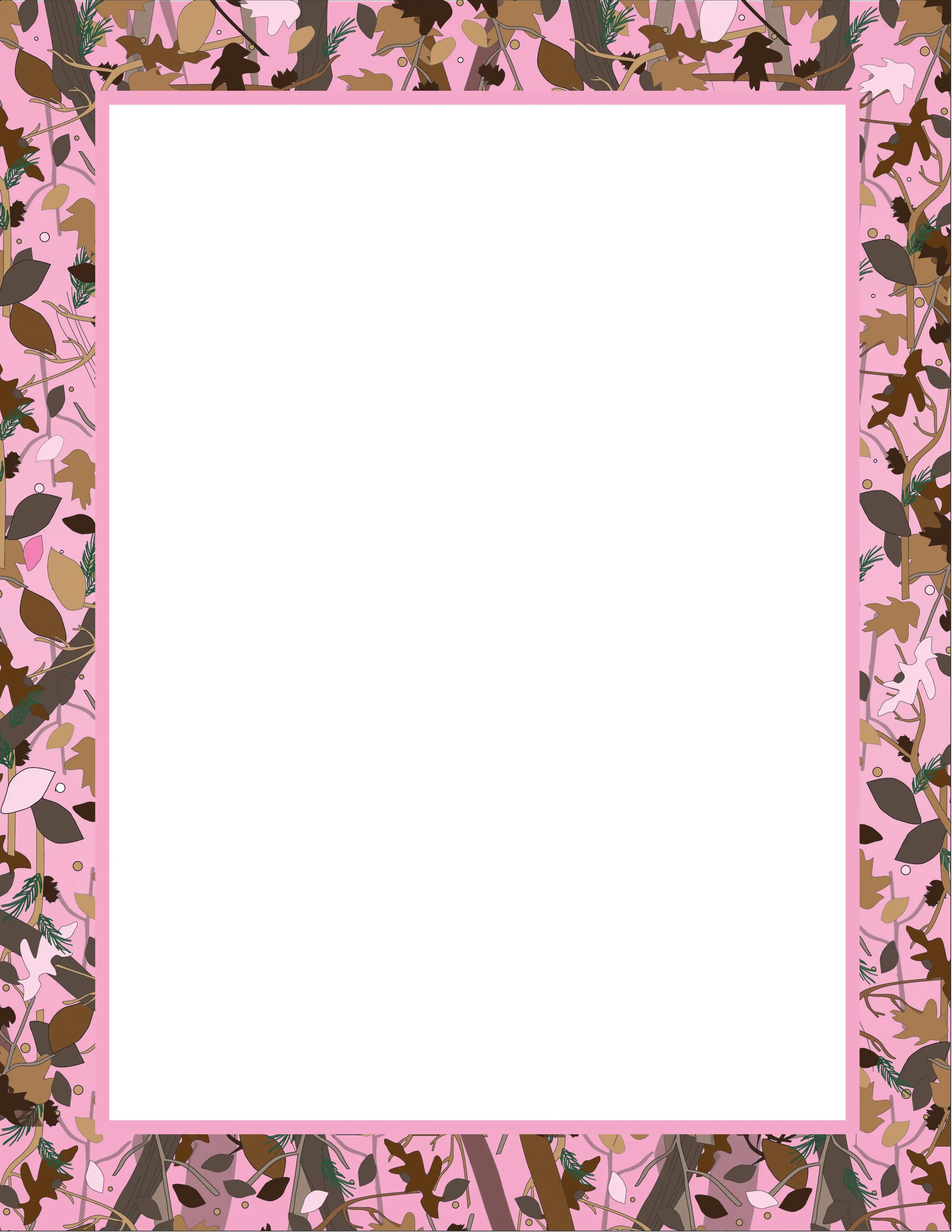 SHAPES ETC. Designer Paper -  Pink-O-Ween Spooky Camo  (30 Sheet Package)