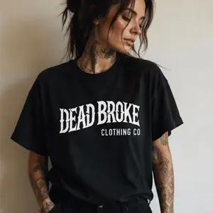 Dead Broke Clothing Co. Classic Long Short-Sleeve T-Shirt - Premium Streetwear Tee for Casual Daily Wear
