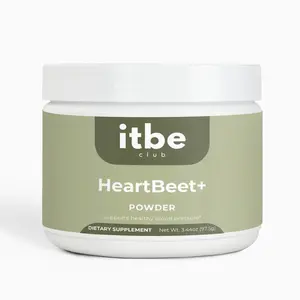 HeartBeet+ — Beetroot & Hibiscus Powder | Blood Flow & Cardio Support, Post-Workout Refresh (97.5 g)