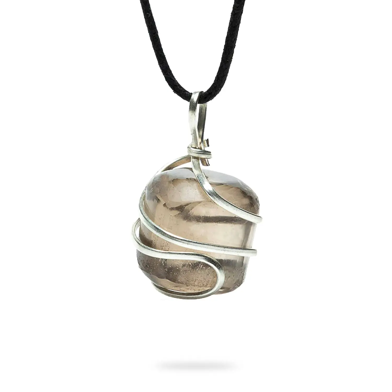 AYANA Smoky Quartz Necklace for Grounding, Protection & Emotional Release – Root Chakra Crystal Jewelry, Ideal for Capricorn & Scorpio Balance
