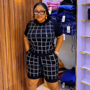 Luxury short up and down set L,XL