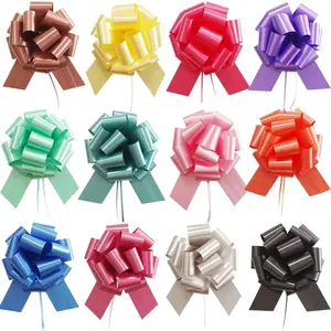 12 Pcs Bows for Gift Wrapping,6 Inches Gift Bows with Ribbon Mixed Color Bows Gift Wrap Bows for Wedding,Gift Basket, Valentines Day, Birthday, Anniversary, Florist Packaging (12color-2)