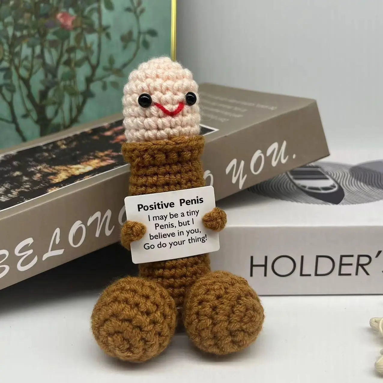 Handmade Knitted Yarn Doll, Unique Handcrafted Toy, Perfect Gift for Kids & Collectors, Soft & Durable Material, One Piece Only