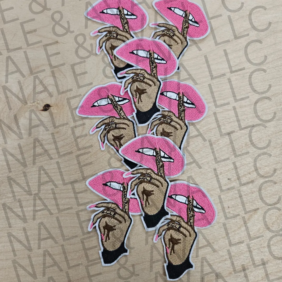 Shhh Lip Hat Patch (3 Patches)