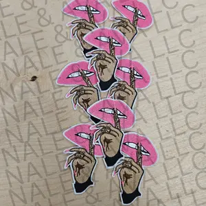 Shhh Lip Hat Patch (3 Patches)