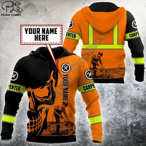 Customizable PLstar Cosmos Carpenter Worker 3D Printed  New Fashion Hoodies Sweatshirts Zip Hooded For Men/Women Casual Streetwear C04