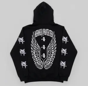 Heavily Protected Longsleeves Print Hoodie for Women and Men Soft 50/50 Cotton Poly Blend with Reflective Details Unisex Fit Womenswear Sweatshirts Menswear Hoodie Season