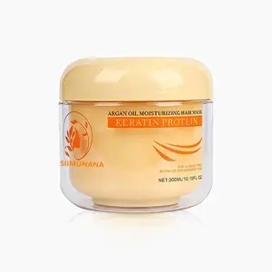 Simple Clean Hair Mask with Collagen & Argan Oil - 300ml - Deep Conditioning Treatment for Hair & Scalp Care Silicone-Free, Keratin, Anti-Frizz, Alcohol-Free, Nourishing, Hydrating, Moisturizing based hair products