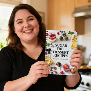 Sugar-Free Dessert Recipe Diary, Low Calorie Snacks for Weight Management, Diabetes Patients, Healthy Eating, Seniors, Busy Families