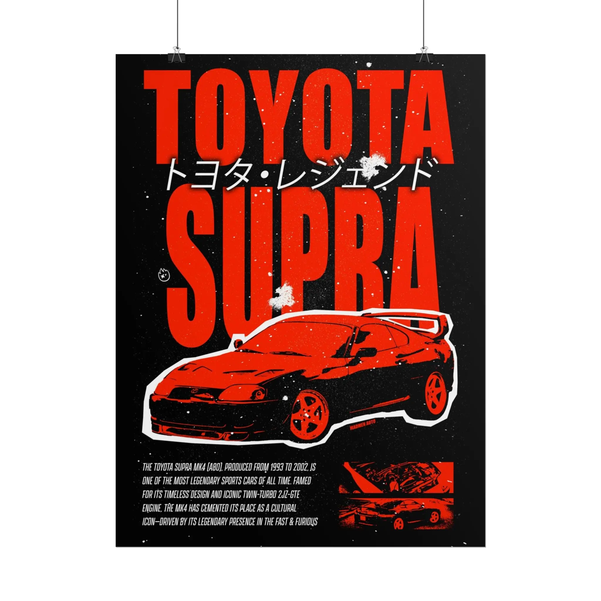 Toyota MK4 Supra Poster