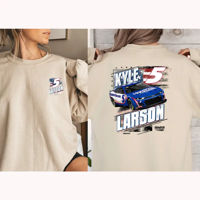 Mens Kyle Larson Hendrick Motorsports Team Collect Sweatshirt Eco-Friendly, Sustainable Wear
