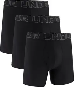 Under Armour Men's Performance Tech Mesh Boxerjock Brief Underwear, 6" Inseam, All-Day Comfort & Ultra-Soft, 3-Pack