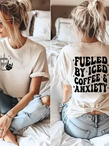 Fueled By Iced Coffee Graphic (Front & Back)