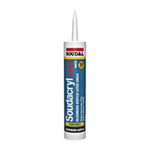 Soudal Accumetric  10.1 oz Acrylic Silicon Sealant, Clear - Pack of 12