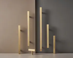 SUTTON BRUSHED BRASS SQUARE PULL COLLECTION