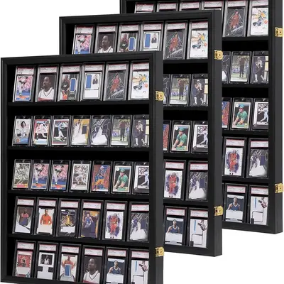JUBOR 5 Tier Trading Card Display Stand (2 Pack), 12.1 JUBOR 5 Tier Trading Card Display Stand (2 Pack), 12.1