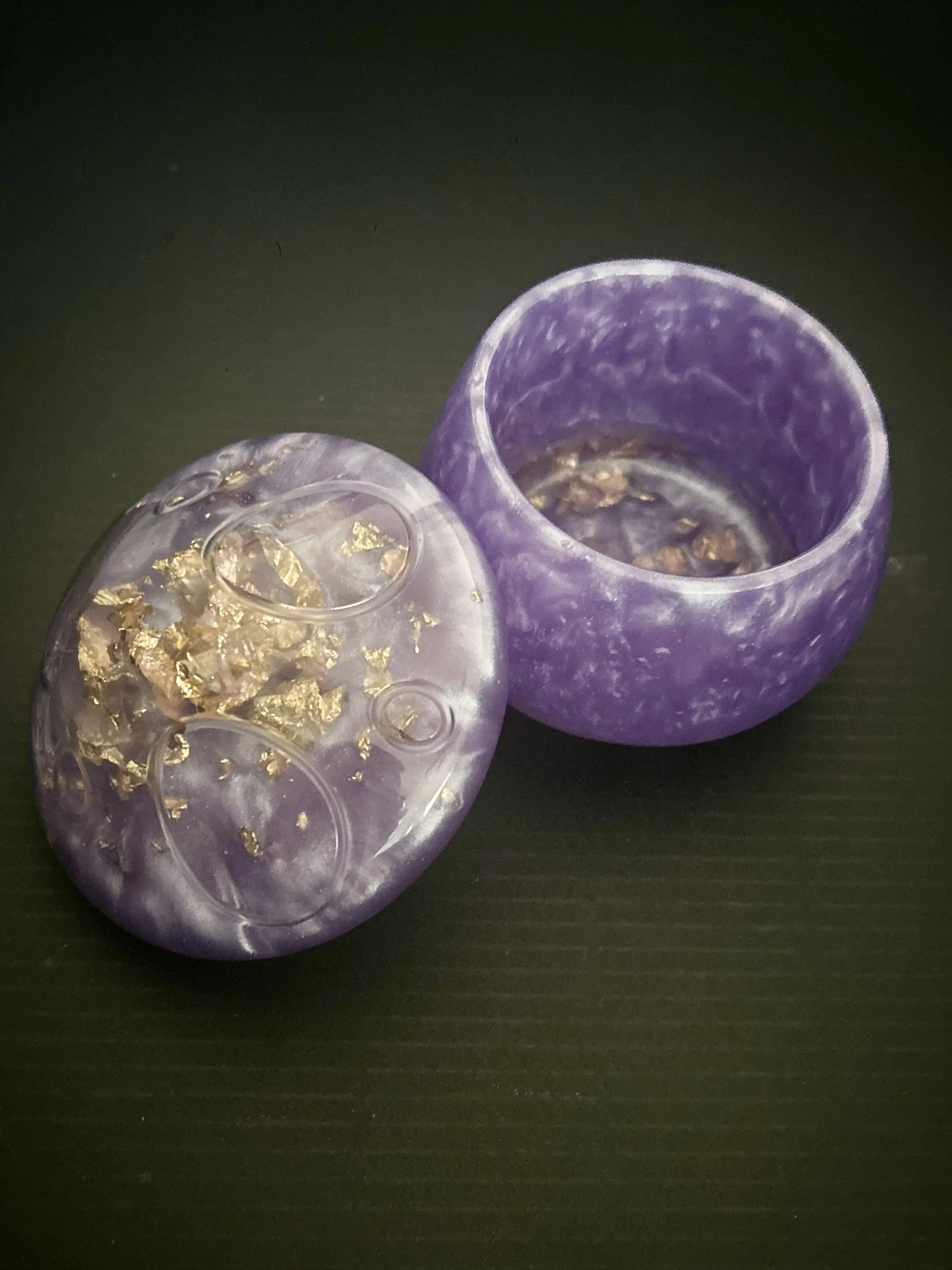 Purple Haze Resin Mushroom Jar