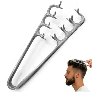 2026 Upgrade Texture Comb, wide-tooth volumizing comb, unisex styling comb, soft texture, lifts hair roots, creates voluminous bangs, non-slip ABS handle
