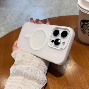 Jelly-like texture, magnetic, multiple colors, suitable for iPhone 17/16/15/14/13/12/11/X/7/8 Pro Max Plus Mini Drop-proof wireless charging phone case 995