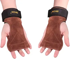 Professional Fitness Palm Protector, Anti-Slip Durable Wrist Support, Deadlift Grip Band, Strength Aid Strap, Workout Accessory