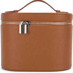 Portable Makeup Bag with Detachable Divider, Large Capacity Travel Toiletry Bag, Zipper Makeup Organizer, Cosmetic Storage Box, Travel Essentials