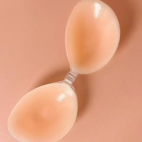 【Black Friday】Women’s Solid-Color Minimalist Silicone Nipple Covers, Invisible Reusable Waterproof Push-Up Design, Lingerie and Bra Accessory for Daily Wear