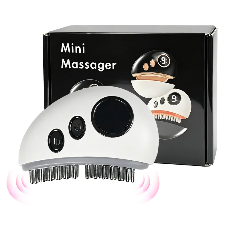Wireless Rechargeable Mini Facial Scraping Massager, Multi Mode Handheld Relax Tool for Scalp, Face & Arm, Lightweight Pocket Self-Care Gadget for Gentle Daily Skin and Body Soothing Home Care SummerFinds muscle massage ideal festival gift gua sha