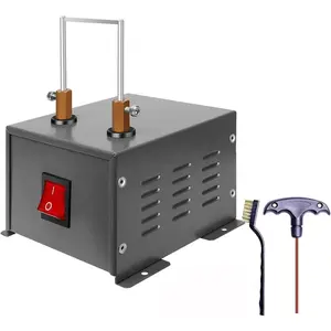 35W Electric Rope Cutter Heat Sealer, Hot Knife Thermal Blade for Cutting Braids, Fabrics, Webbing, Belting and Ribbons - Bench Mount Cutting Tool Kit