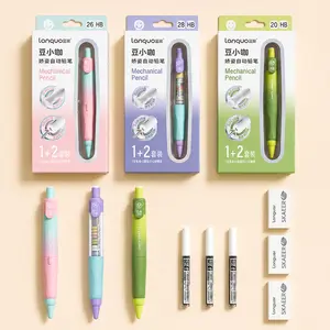 Posture Correction Pencils For children，3 pens + 21 pen 2mm refills + 3 erasers are enough for a student's writing needs for an entire semester，Correct writing posture and prevent myopia， Back to School Classroom
