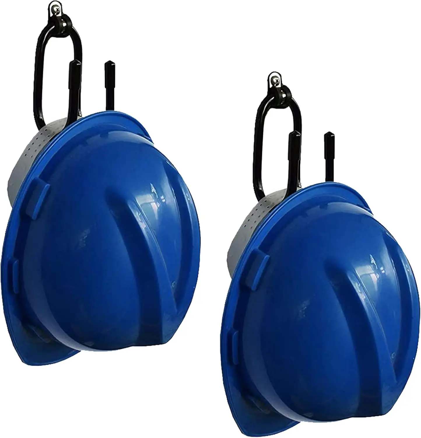 Universal 2 Pack Hard Hat Rack Wall Mount with Strong & Flexible Design for Variety of Hard Hats, Simple Installation, Easy to Use
