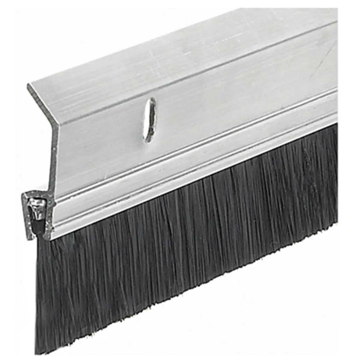 Durable Aluminium SB36H Heavy Duty Brush Door Sweep - 2 x 36 in., Home Care Cleaning Broom
