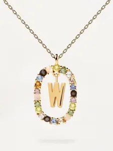 Women's S925 Silver Letter Necklace Pendant, Initial Necklace Jewelry, Elegant Daily Wear Jewelry Gift Box Included, Perfect Birthday Present for Her, Letters Necklace