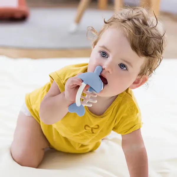 Mombella 3-in-one Clownfish Soothing & Pop Fidget Baby Sensory Teether Toy Baby Mouth Toy