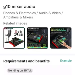 G10 MIXER AUDIO