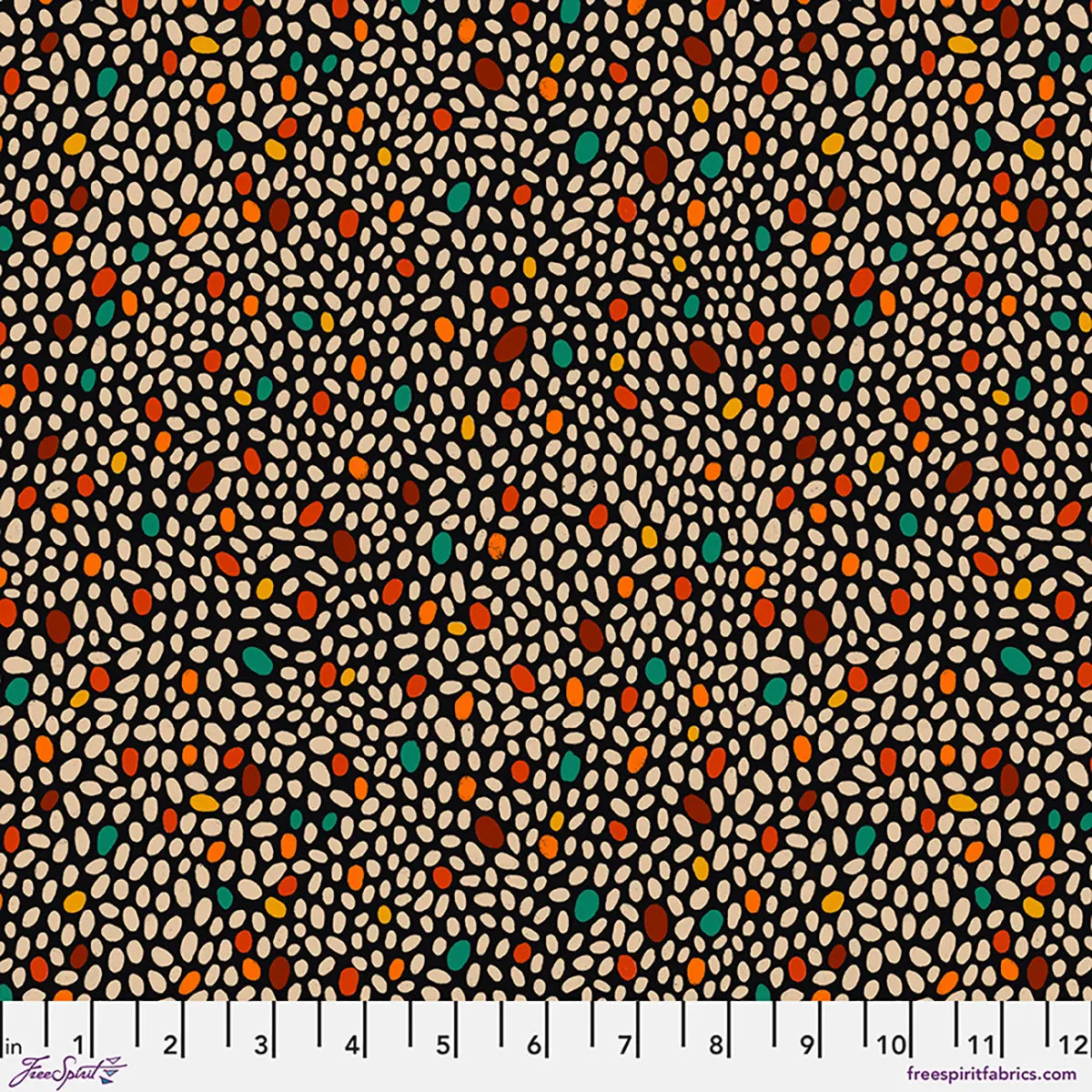 Fabric FreeSpirit Multi Allspice More Than Bones by the Quarter Yard PWCD172.XMULTI