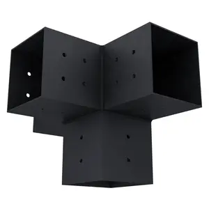 Universal 4-Way 4x4 Beam Bracket (14-Gauge Steel)